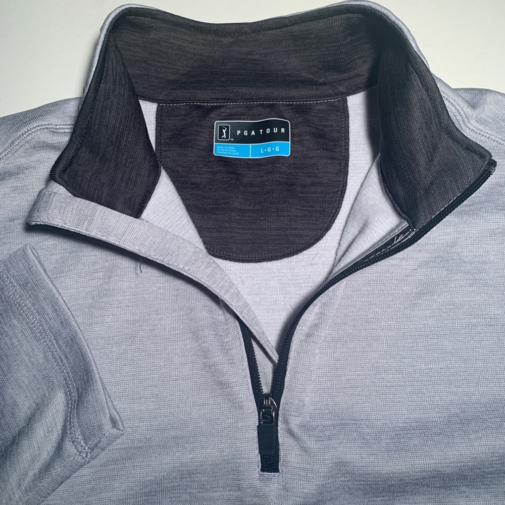 Authentic PGA Tour Pull-up Sweater Mens L